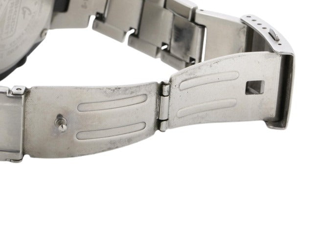 CASIO カシオ 腕時計 GSHOCK Gスチール GST W100D 1A4JF シルバー ステンレス 樹脂 メンズ アナデジ 電波ソーラー