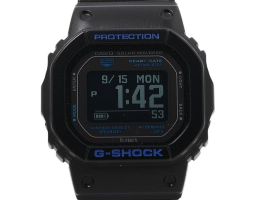 CASIO カシオ 腕時計 GSHOCK GSQUAD DW H5600 1A2JR ブラック 樹脂 ステンレス メンズ デジタル クオーツ ハイブリッド 新古未使用展示品