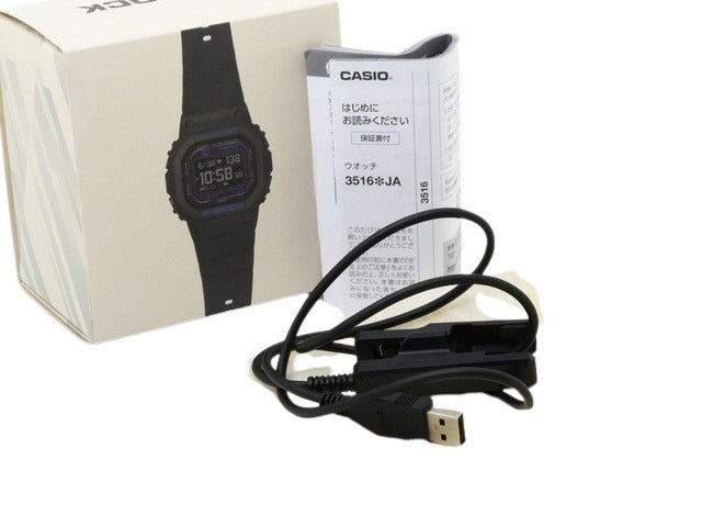 CASIO カシオ 腕時計 GSHOCK GSQUAD DW H5600 1A2JR ブラック 樹脂 ステンレス メンズ デジタル クオーツ ハイブリッド 新古未使用展示品