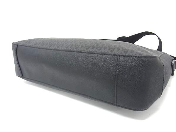 MICHAEL KORS マイケルコース ショルダーバッグ グレー レッド PVC メンズ MK柄 メッセンジャーバッグ 新品未使用展示品