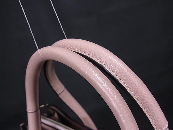 FURLA フルラ ハンドバッグ ピン ピンクベージュ レザー レディース 2WAY 美品