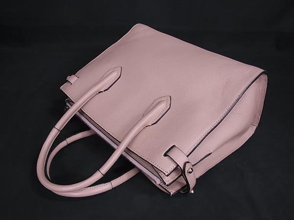 FURLA フルラ ハンドバッグ ピン ピンクベージュ レザー レディース 2WAY 美品