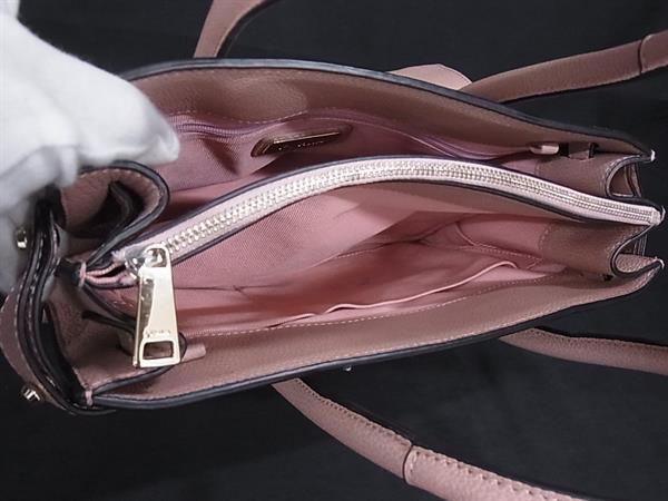 FURLA フルラ ハンドバッグ ピン ピンクベージュ レザー レディース 2WAY 美品