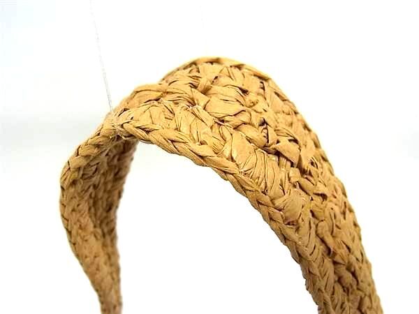 COACH コーチ ハンドバッグ ブルックリン ショルダー バッグ 28 CAL97 ナチュラル ペーパーストロー レディース カゴバッグ 新古未使用展示品