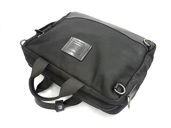 COACH コーチ ビジネスバッグ テレイン コンバーチブル バックパック イン ミックスド マテリアルズ F59944 ブラック ナイロン×レザー メンズ 3WAY 美品