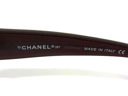 CHANEL シャネル アイウェア サングラス 5004 ブラウン プラスチック レディース 美品