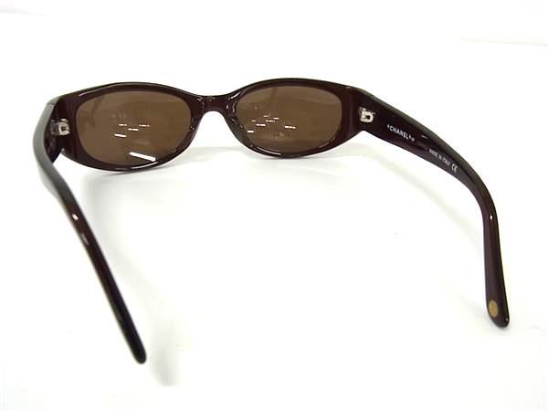 CHANEL シャネル アイウェア サングラス 5004 ブラウン プラスチック レディース 美品