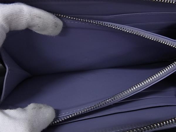 BOTTEGA VENETA ボッテガヴェネタ 長財布 イントレチャート ジップアラウンドウォレット 608053 ラベンダー系 レザー ユニセックス ラウンドファスナー シルバー金具