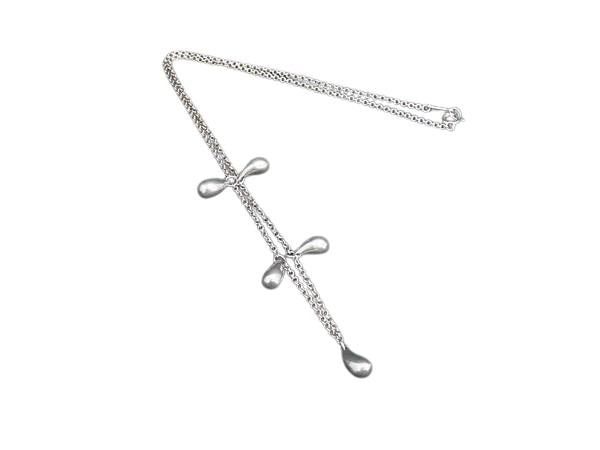 TIFFANY＆Co ティファニー ネックレス エルサペレッティ ティアドロップ シルバー SV925 レディース 美品