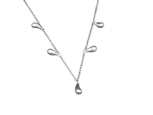 TIFFANY＆Co ティファニー ネックレス エルサペレッティ ティアドロップ シルバー SV925 レディース 美品