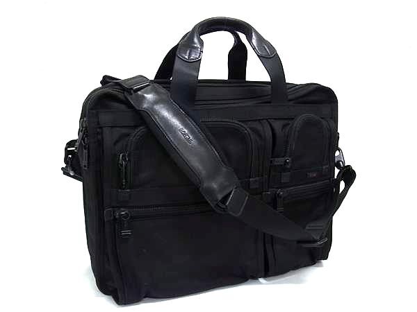 TUMI トゥミ ビジネスバッグ ラージ エクスパンダブル オーガナイザー 26160DH ブラック ナイロンキャンバス メンズ 2WAY