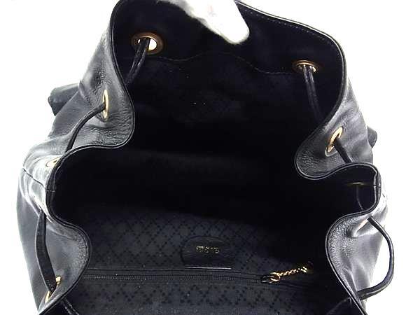 GUCCI グッチ リュックサック バンブー 003 58 0016 ブラック レザー レディース