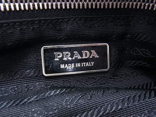 PRADA プラダ ショルダーバッグ トライアングルロゴ BT1738 ブラック テスートナイロン ユニセックス 三角ロゴマーク シルバー金具