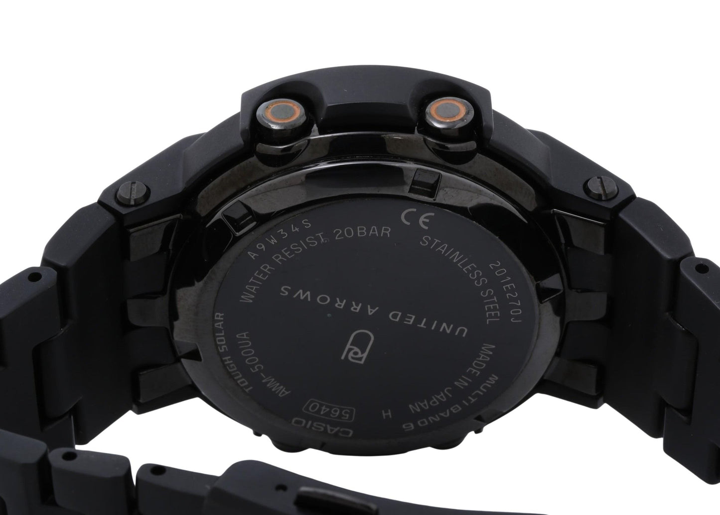 CASIO カシオ 時計 GSHOCK ユナイテッドアローズ限定 AWM500UA ブラック ステンレススチール メンズ アナデジ 超美品