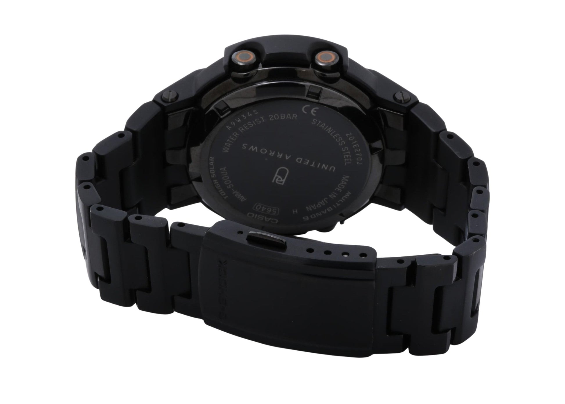 CASIO カシオ 時計 GSHOCK ユナイテッドアローズ限定 AWM500UA ブラック ステンレススチール メンズ アナデジ 超美品