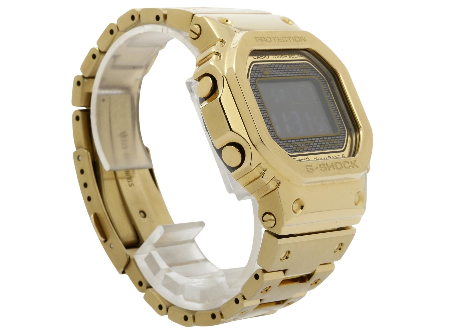 CASIO カシオ 時計 GSHOCK FULL METAL 5000 SERIES GMWB5000GD9JF ブラック ゴールド ステンレススチール メンズ デジタル 美品