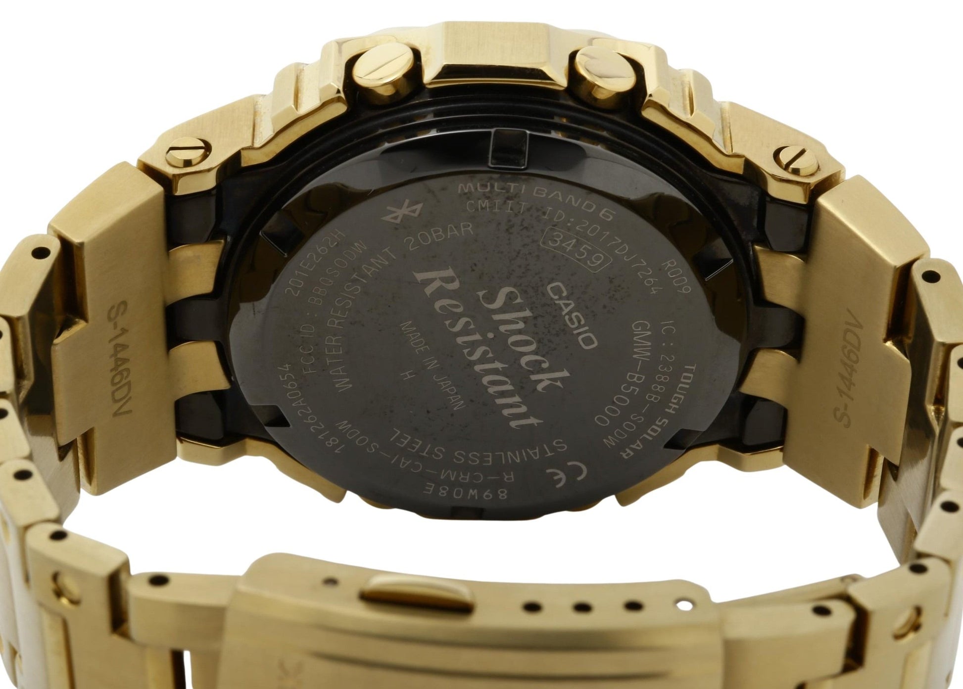 CASIO カシオ 時計 GSHOCK FULL METAL 5000 SERIES GMWB5000GD9JF ブラック ゴールド ステンレススチール メンズ デジタル 美品