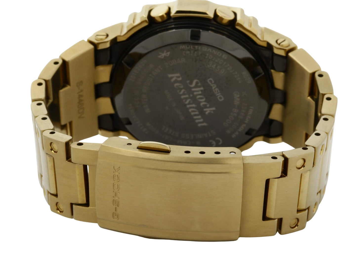 CASIO カシオ 時計 GSHOCK FULL METAL 5000 SERIES GMWB5000GD9JF ブラック ゴールド ステンレススチール メンズ デジタル 美品