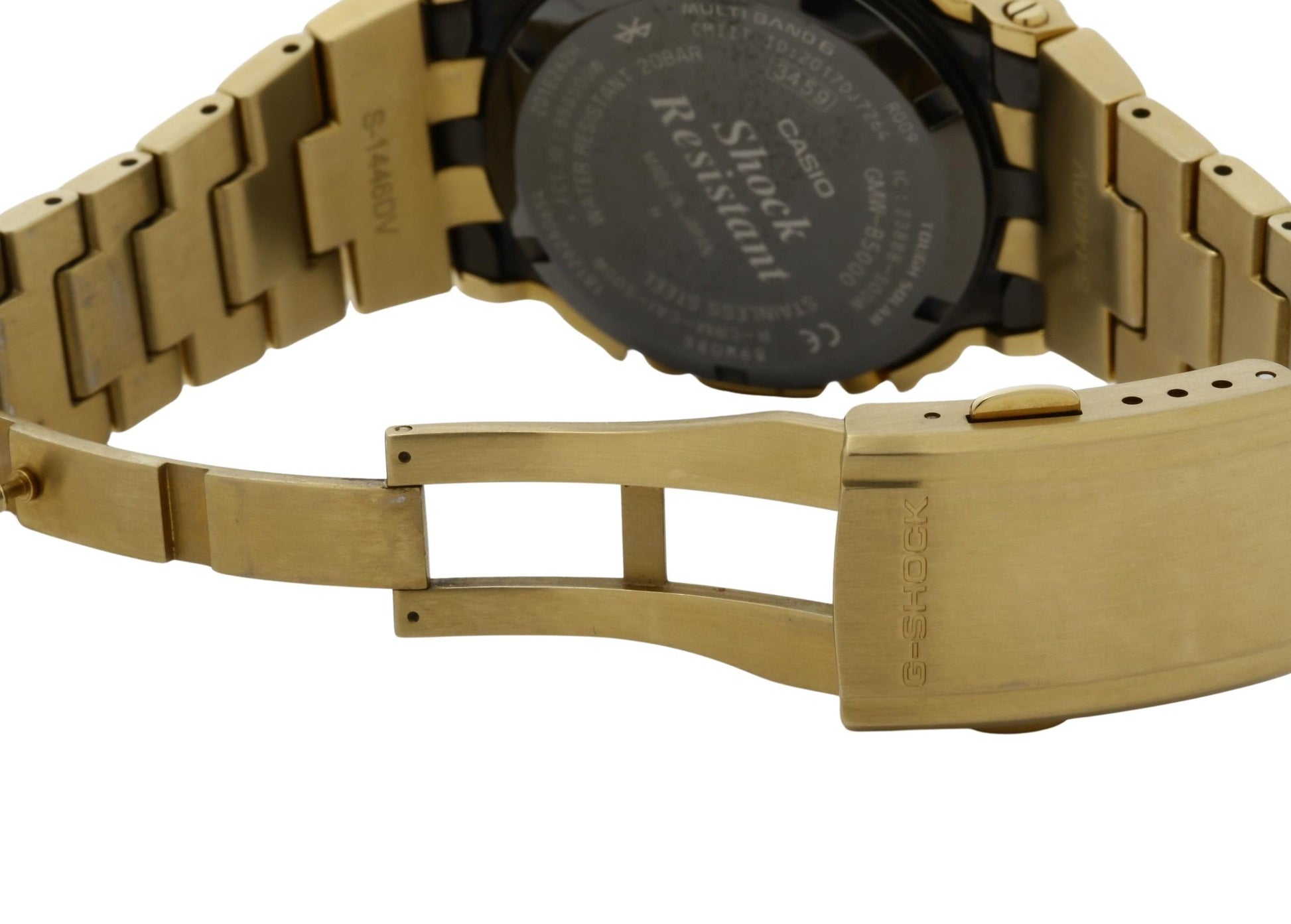 CASIO カシオ 時計 GSHOCK FULL METAL 5000 SERIES GMWB5000GD9JF ブラック ゴールド ステンレススチール メンズ デジタル 美品