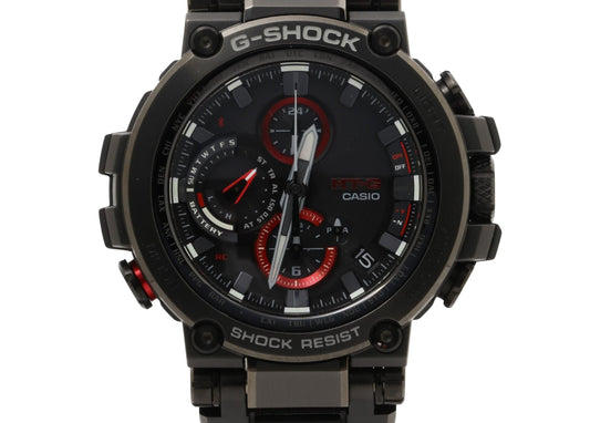 CASIO カシオ 時計 GSHOCK MTGB1000 Series MTGB1000B1AJF ブラック 樹脂 ステンレススチール メンズ アナログ 超美品