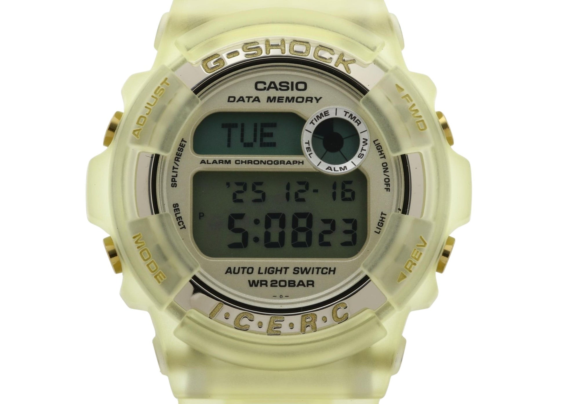 CASIO カシオ 時計 GSHOCK 第7回国際イルカ クジラ会議記念モデル DW9200K9BT クリア 樹脂 メンズ デジタル イルクジ 美品