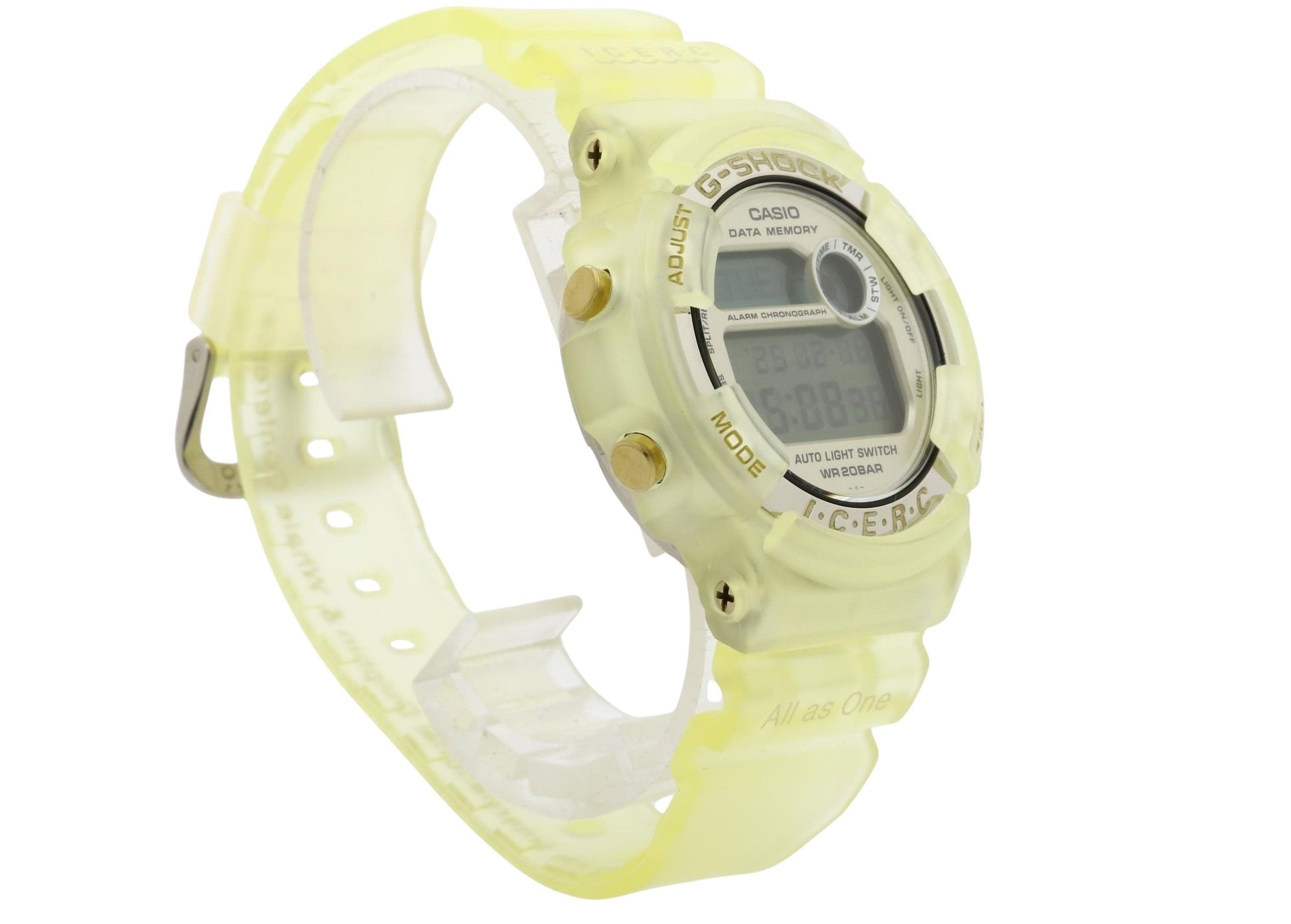CASIO カシオ 時計 GSHOCK 第7回国際イルカ クジラ会議記念モデル DW9200K9BT クリア 樹脂 メンズ デジタル イルクジ 美品