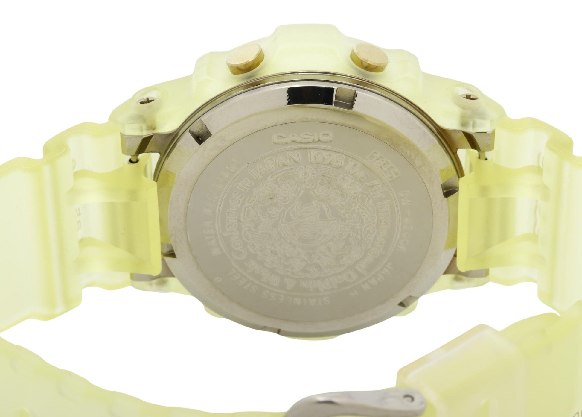 CASIO カシオ 時計 GSHOCK 第7回国際イルカ クジラ会議記念モデル DW9200K9BT クリア 樹脂 メンズ デジタル イルクジ 美品