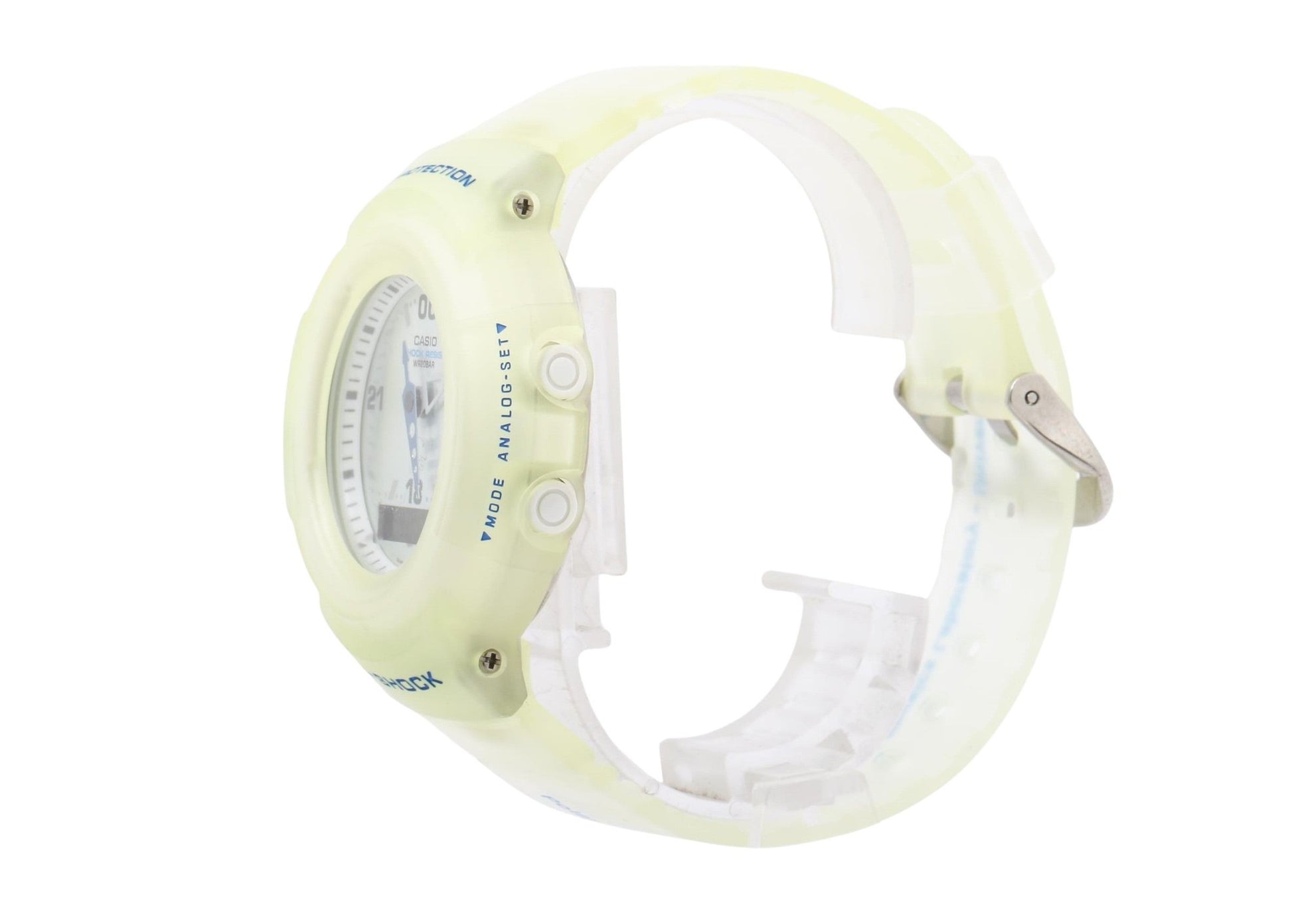 CASIO カシオ 時計 GSHOCK AW500NS2ET クリア 樹脂 メンズ アナデジ 美品