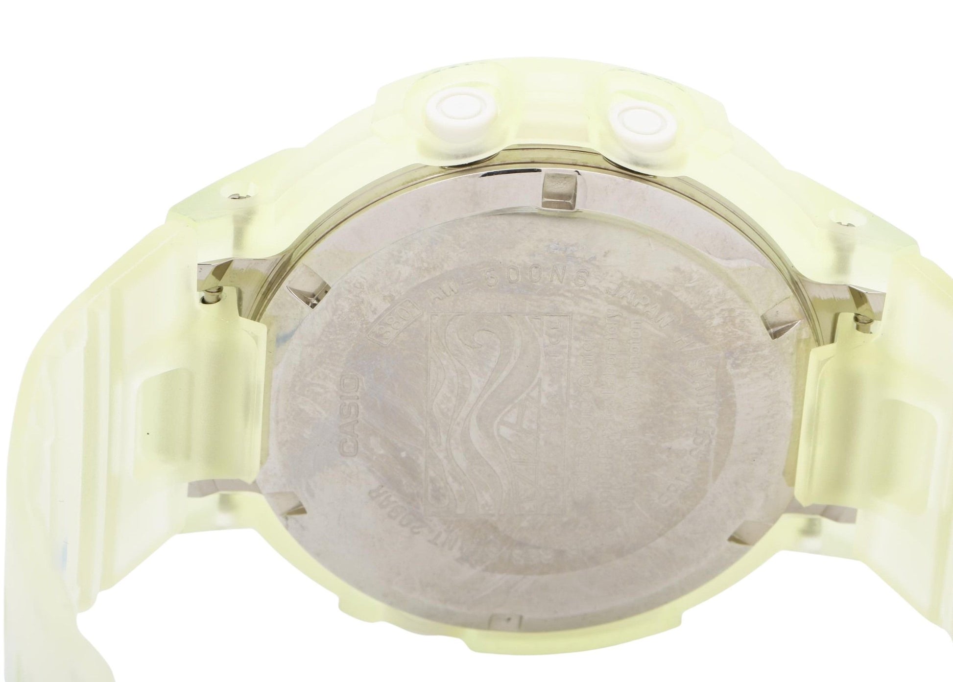 CASIO カシオ 時計 GSHOCK AW500NS2ET クリア 樹脂 メンズ アナデジ 美品