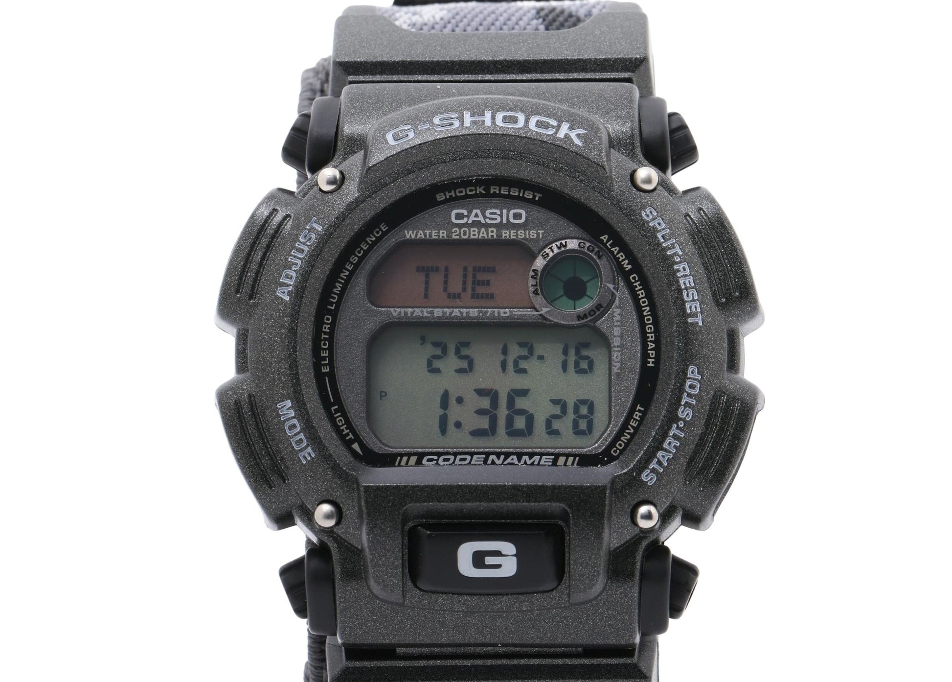 CASIO カシオ 時計 GSHOCK コードネーム マサイマラ DW8800MM1T ブラック 樹脂 ナイロン メンズ デジタル 超美品