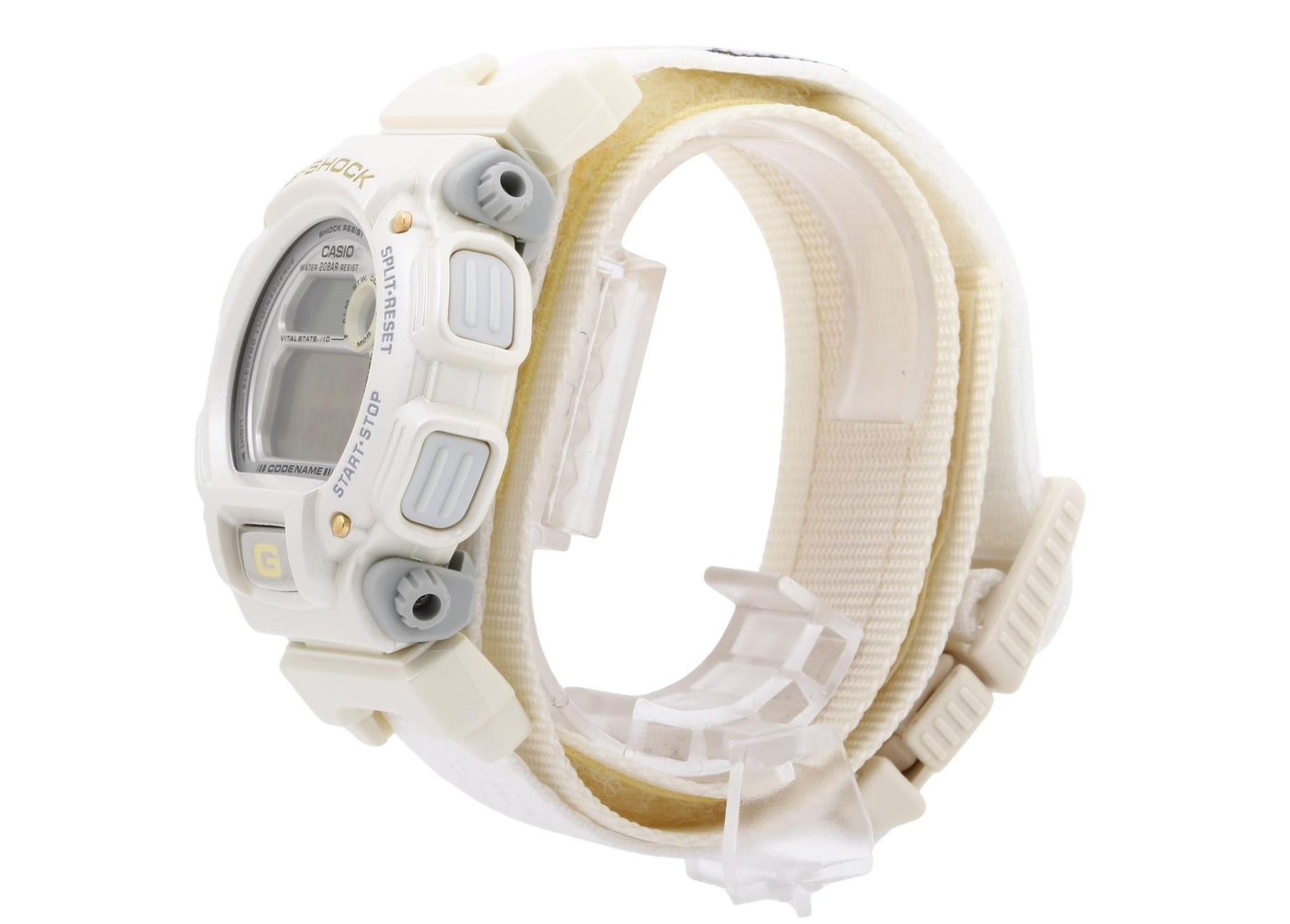 CASIO カシオ 時計 GSHOCK コードネーム DW8800AJ7BT ホワイト 樹脂 ナイロン メンズ A.D.M.A. アラスカ犬橇協会 デジタル 美品