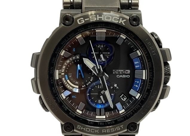 CASIO カシオ 時計 GSHOCK MTGB1000 Series MTGB1000BD1AJF ブラック 樹脂 ステンレススチール メンズ アナログ 美品