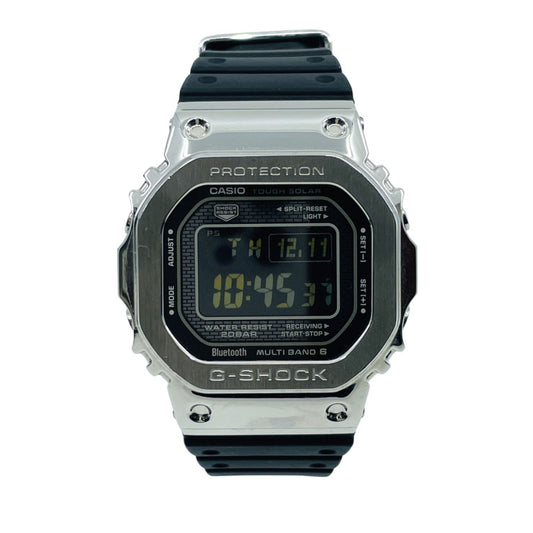 CASIO カシオ 時計 GSHOCK FULL METAL 5000 SERIES GMWB5000D1JF シルバー ステンレススチール メンズ デジタル 美品
