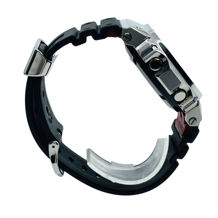 CASIO カシオ 時計 GSHOCK FULL METAL 5000 SERIES GMWB5000D1JF シルバー ステンレススチール メンズ デジタル 美品