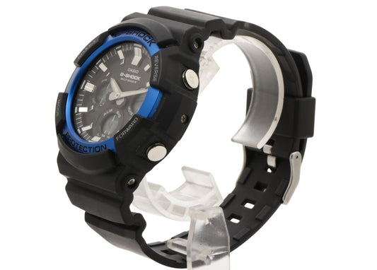 CASIO カシオ 時計 GSHOCK ANALOGDIGITAL GAW100 SERIES GAW100B ブラック 樹脂 アルミ メンズ アナデジ 美品