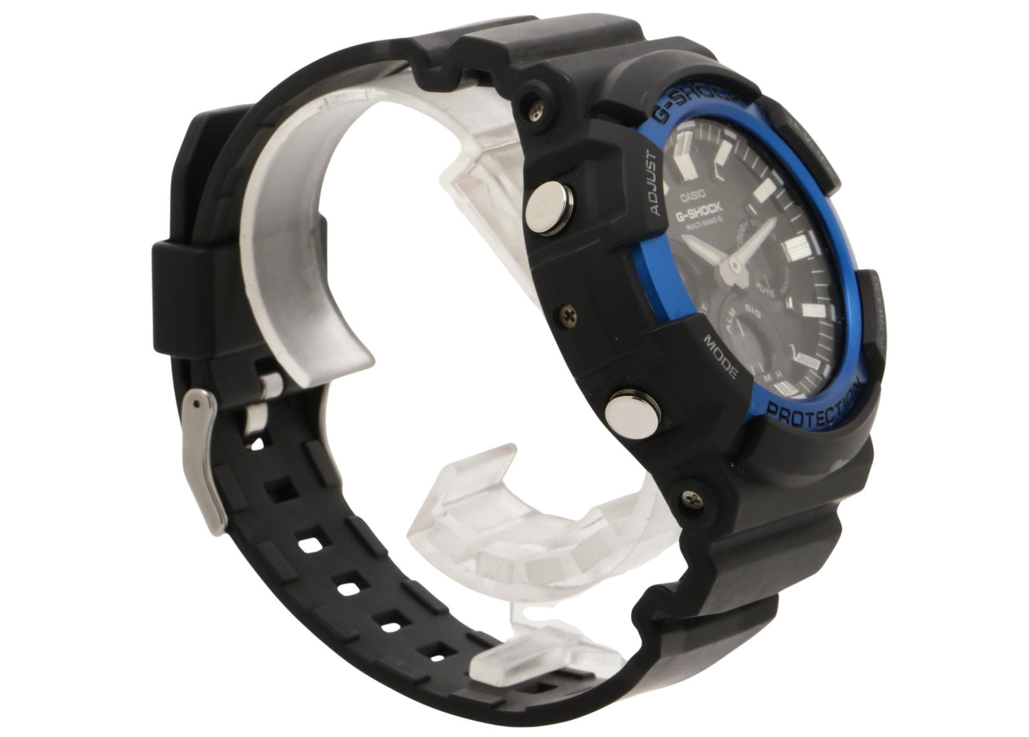 CASIO カシオ 時計 GSHOCK ANALOGDIGITAL GAW100 SERIES GAW100B ブラック 樹脂 アルミ メンズ アナデジ 美品