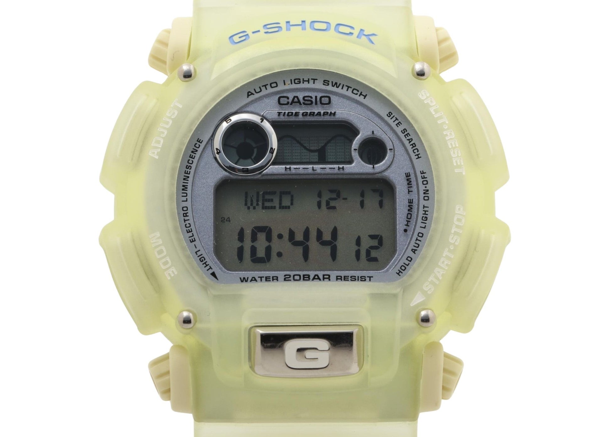 CASIO カシオ 時計 GSHOCK 第8回国際イルカ・クジラ会議 DW9000K クリア 樹脂 メンズ イルクジモデル 美品