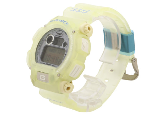CASIO カシオ 時計 GSHOCK 第8回国際イルカ・クジラ会議 DW9000K クリア 樹脂 メンズ イルクジモデル 美品