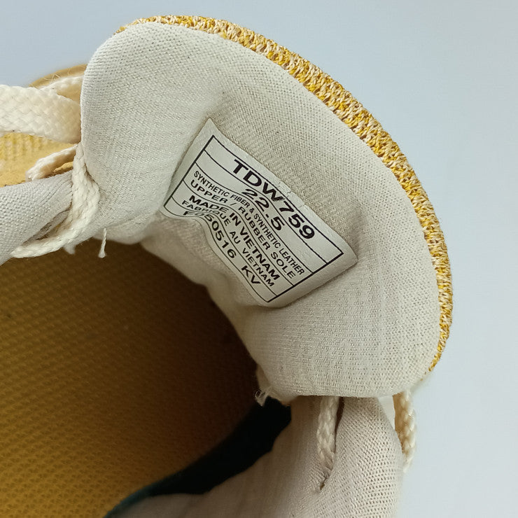 ASICS アシックス スニーカー ゲルムージー759 TDW759 イエロー系 メッシュ レディース ウォーキングシューズ #22.5cm
