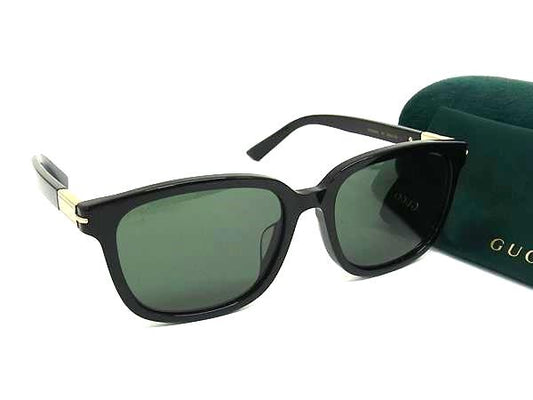 GUCCI グッチ サングラス GG1505SK-001 ブラック セル・プラスチック ユニセックス アジアンフィット アイウェア スクエア フルリム シンプル エレガント オフィス・ビジネス ギャル スポーティ
