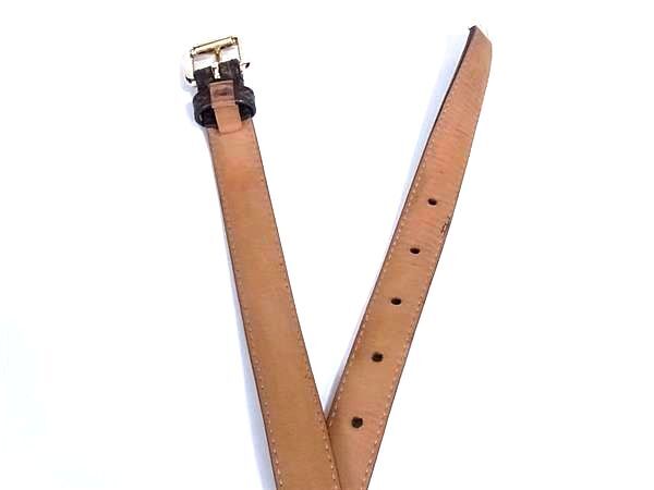 LOUIS VUITTON ルイ ヴィトン ベルト モノグラム M9274W ブラウン PVC レディース サンチュール 表記サイズ 90/36