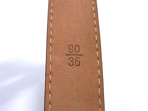 LOUIS VUITTON ルイ ヴィトン ベルト モノグラム M9274W ブラウン PVC レディース サンチュール 表記サイズ 90/36