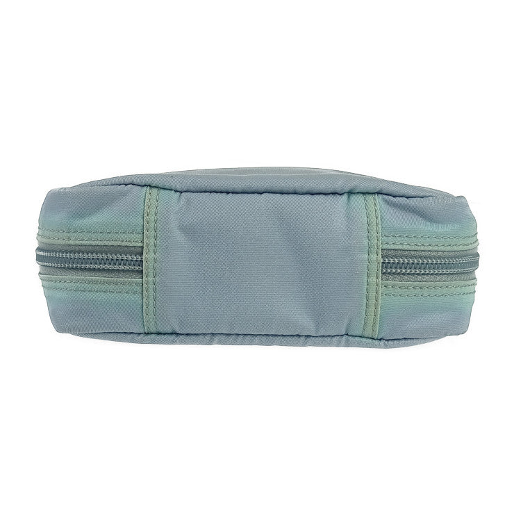 PRADA プラダ 化粧ポーチ 1N0724 ライトブルー系 テスートナイロン×レザー レディース