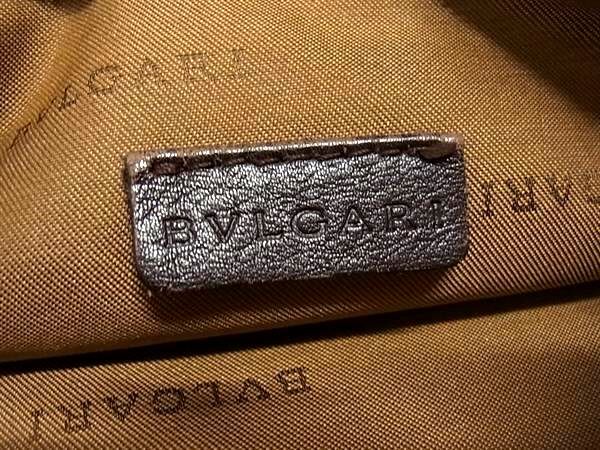 BVLGARI ブルガリ ショルダーバッグ ロゴマニア - ブラウン系 キャンバス×レザー ユニセックス
