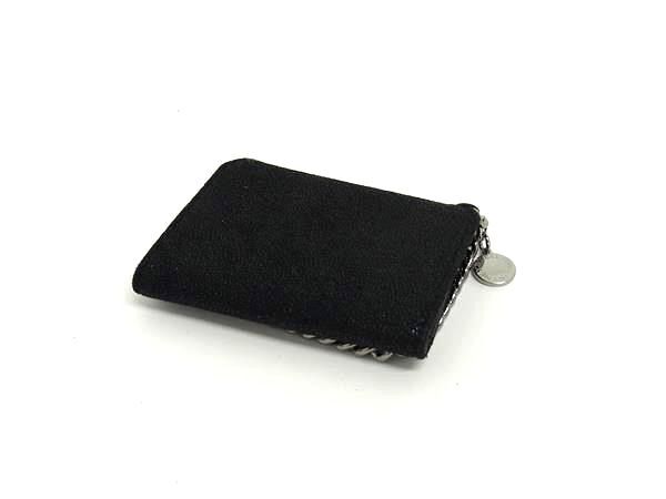 STELLA McCARTNEY ステラ マッカートニー キーケース ファラベラ - ブラック エコレザー レディース 4連 シルバー金具