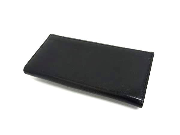 BVLGARI ブルガリ 財布 イザベラロッセリーニ - ブラック レザー レディース 二つ折り 長財布 ゴールド金具 美品