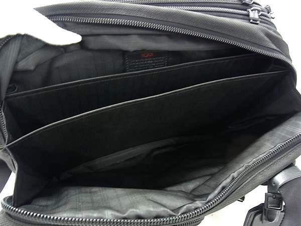 TUMI トゥミ ビジネスバッグ Alpha FXT T-Pass Expandable Laptop Brief 26145DH ブラック系 ナイロンキャンバス メンズ 2WAY ブリーフケース ショルダーバッグ