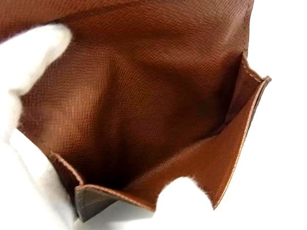 美品 LOUIS VUITTON ルイ ヴィトン カードケース モノグラム アンヴェロップ カルト ドゥ ヴィジット M62920 ブラウン PVC レザー ユニセックス 名刺入れ