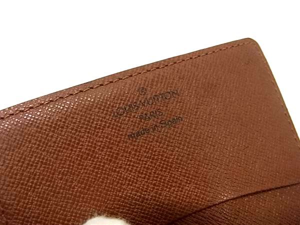 美品 LOUIS VUITTON ルイ ヴィトン カードケース モノグラム アンヴェロップ カルト ドゥ ヴィジット M62920 ブラウン PVC レザー ユニセックス 名刺入れ