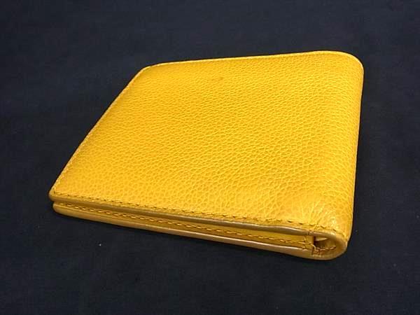 BURBERRY バーバリー 二つ折り財布 札入れ - イエロー系 レザー ユニセックス